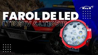 APRESENTAÇÃO DO FAROL DE LED LT1051V & LT1051P - RAYX BRASIL