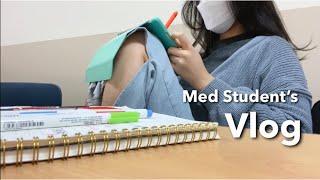 Preparing for a wave of exams: Study vlog | Korean med student