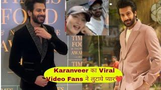 #biggboss18 Winner Karanveer Mehra का viral video Fans ने लुटाया प्यार! #chumveer