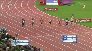 Dafne Schippers wins the Women's 100m European Athletics Championships 2014