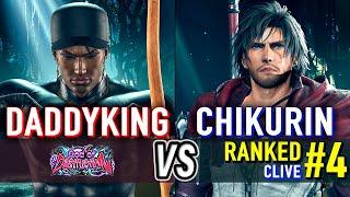 T8  DADDYKING (Eddy) vs CHIKURIN (#4 Ranked Clive)  Tekken 8 High Level Gameplay