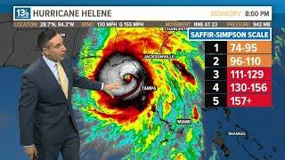 Tropics Update: Major Hurricane Helene a Category 4 storm at Florida landfall