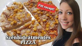 Szénhidrátmentes diétás PIZZA recept - AZ IGAZÁN FITT PIZZA