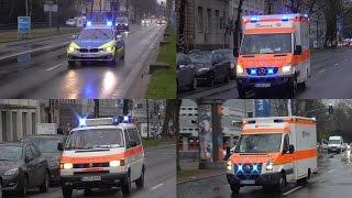 [AUSNAHMEZUSTAND IN DÜSSELDORF] - Einsatzfahrten Rettungsdienst , Polizei Weiberfastnacht 2016