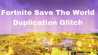 *NEW* Duplication Glitch LEAVE OVER BANNER Fortnite Save The World Duplication Glitch