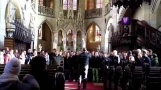 Augustana Choir sings Children of the Heavenly Father in Wittenberg's Castle Church