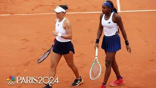 Coco Gauff, Jessica Pegula fall to Karolina Muchova, Linda Noskova in doubles | Paris Olympics