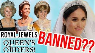 ROYAL JEWELRY BANS & DRAMA #meghanmarkle #princeharry #royalfamily #royalty #jewelry #jewels #royal