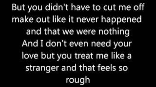 Somebody That I Used to Know- Gotye ft. Kimbra (Lyrics)