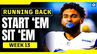 MUST Start or Sit Running Backs for Week 13 | 2024 Fantasy Football