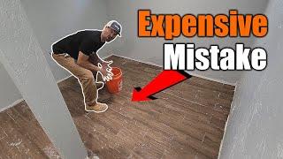 Expensive Mistake Installing Tile For A Customer | THE HANDYMAN |