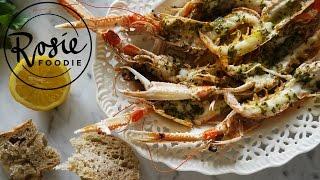 Grilled Langoustines with Garlic & Parsley Butter | Rosie Foodie