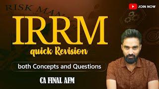 IRRM Revision - Interest Rate Risk Management | CA Final AFM / SFM