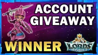 100 MILLION MIGHT GIVEAWAY ACCOUNT LIVE - LORDS MOBILE - MISTER BP GAMING