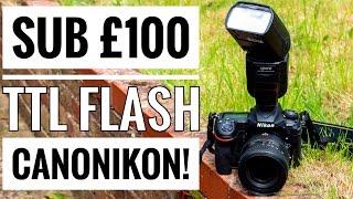 Kenro Speedflash KFL101 Canon + Nikon TTL sub £100!