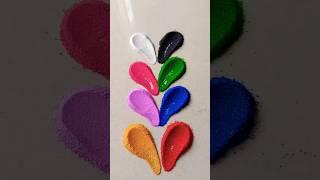 simple rangoli | Satisfying rangoli |Easy tricks and tips | ASMR #rangoli #satisfying #viral #shorts