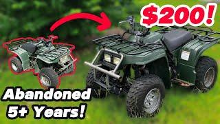 $200 Abandoned ATV Restored with less than $100