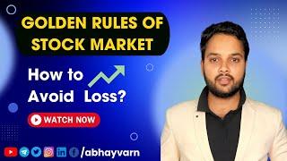 Must Follow this Rules of Trading for Profits in Stock Market | How to Trail SL for Big Targets