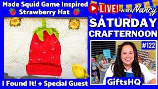 Saturday CrafterNoon LIVE ️ Join Nancy: Share Passion Sewing, Quilting, Crochet & More + Chats #122