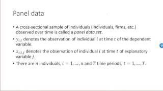 Panel data