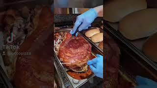 El auténtico pan cubano y el tradicional cerdo asado cubano #loccopizza  #madrid #viralvideo