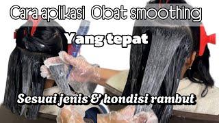 Cara aplikasi obat smoothing yang baik dan benar