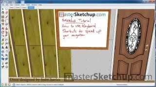 Sketchup Tutorial | How to use Keyboard Shortcuts to Increase the Speed of your Navigation