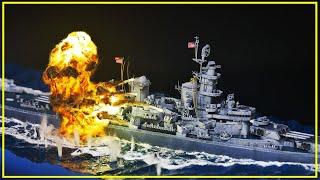 How to make a Diorama (Ocean + Explosion) Kamikaze attack on USS Missouri