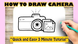 How to Draw Camera Easy | PHOTOGRAPHY