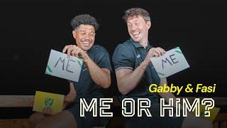 ME OR HIM? | Gabriel Sara and Christian Fassnacht