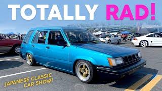 I Can't Believe How Many Rad Cars There Were! - Japanese Classic Car Show!