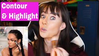How I Contour & Highlight (Carli Bybel vs. Tara)