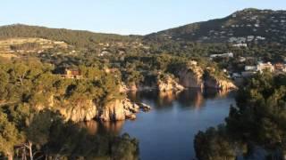 Mirando al mar desde el parador de Aiguablava