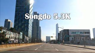 Songdo Drive 5.3K, Incheon Metropolitan City in Korea. 인천광역시 송도동