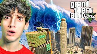 🩸¿Qué pasa si hay un TSUNAMI en GTA 5?🩸