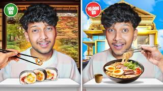 ₹100 Vs ₹10,000 Japanese Food!