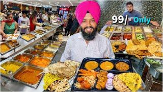 India's Cheapest UNLIMITED Food Buffet in Rs 99/- | Street Food India new