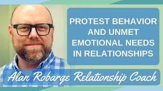 Protest Behavior and Unmet Emotional Needs in Relationships