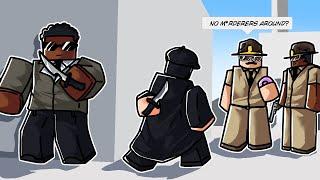 Making my Friends RAGE In Murderer vs Sheriffs, But THIS HAPPENED
