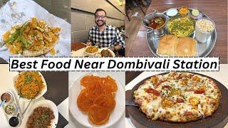 Best Food Near Dombivali station | Vada Pav, Misal Thali, Schezwan Noodles and more.