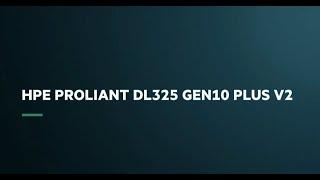 HPE ProLiant DL325 Gen10 Plus v2 virtual tour animated video