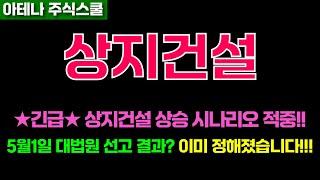 상지건설 주가전망 - 세력주 패턴완벽분석!! 향후 이렇게 움직일겁니다. #상지건설 #상지건설주가