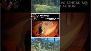 others reaction Vs Zenitsu's to the infinity castle  | #anime #amv #animeedit #shorts