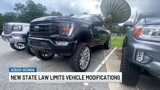 New Georgia law limits some vehicle modifications, including squatted trucks