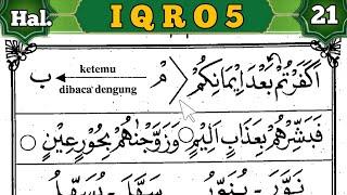 CARA MUDAH MEMBACA AL QURAN DARI NOL DENGAN IQRO| Iqro 5 Halaman 21