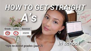 How to become an A student (pt.2)... study tips, advice for improving grades and productivity