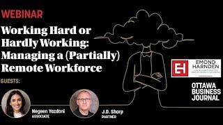 Working Hard or Hardly Working: Managing a (Partially) Remote Workforce