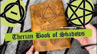 DIY Leather Therian Journal / Book of Shadows