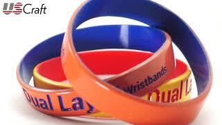 Color coated wristbands