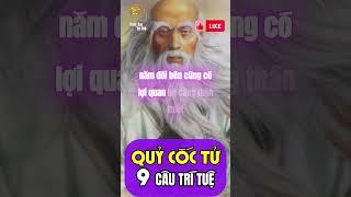 QUỶ CỐC TỬ Để Lại 9 Câu Bá Đạo, Chứa Triết Lý Nhân Sinh Trí Tuệ Người Xưa | TSTT #shorts